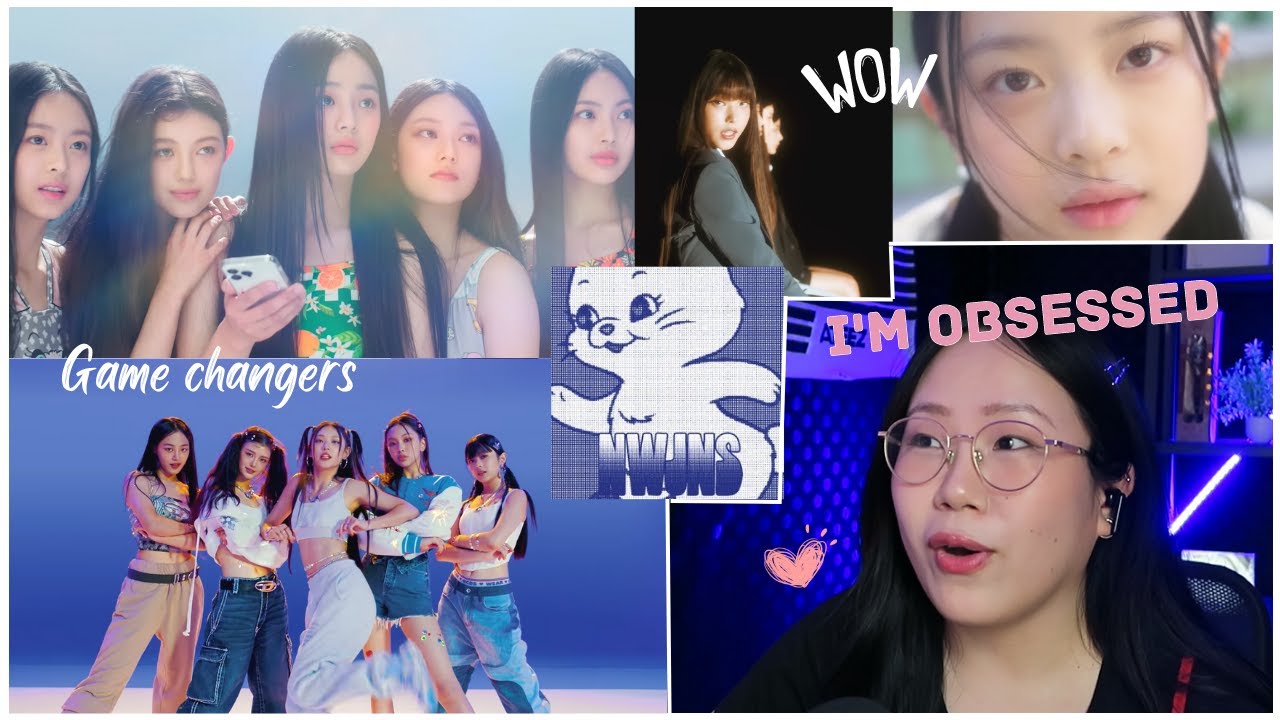 first time reacting to NewJeans! 1st EP : ATTENTION + COOKIE + HURT + HYPE BOY | REACTION 😍