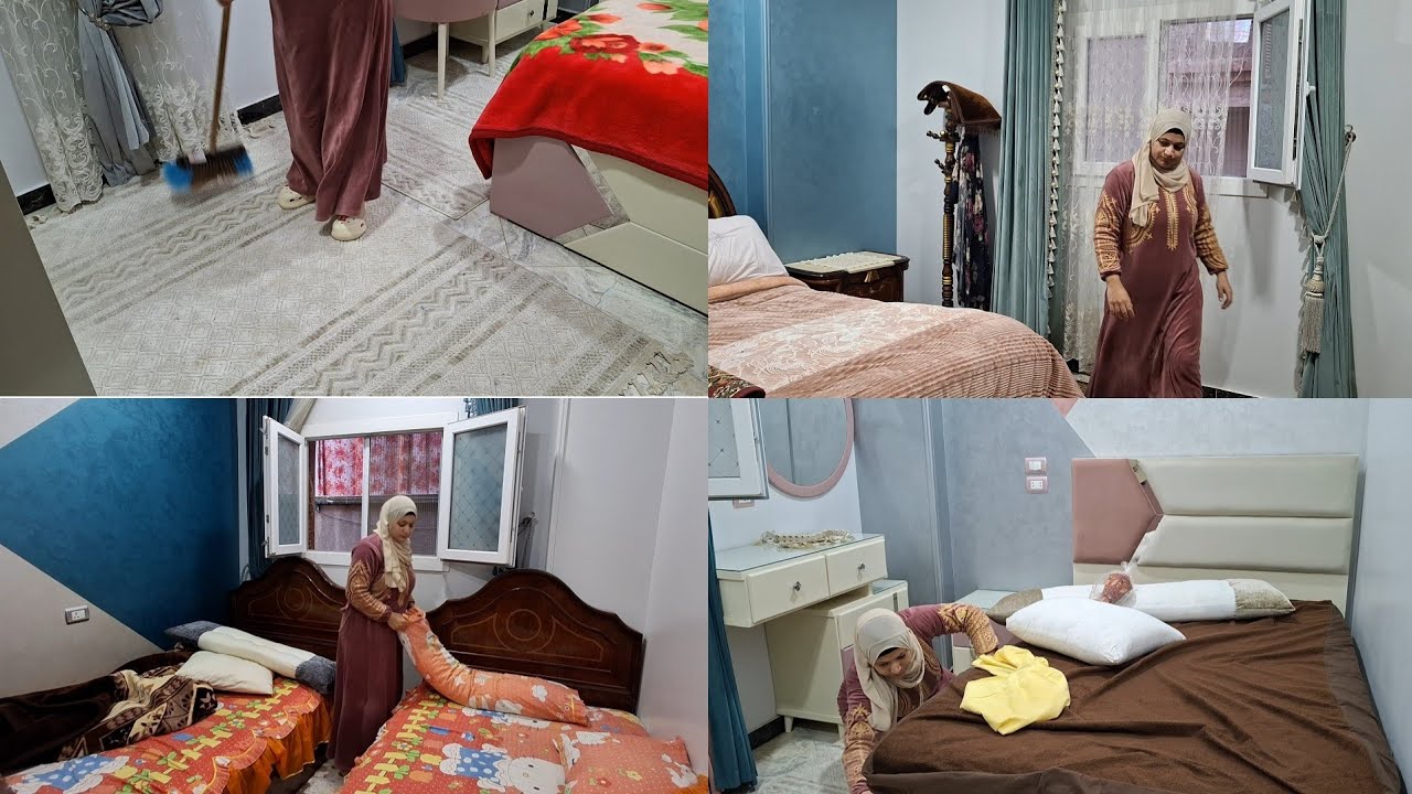 احسنوا الظن بالله☝️ الدنيا مش مستهلة👌روتين ست البيت الشاطرة فى عز البرد والتلج 😶‍🌫️