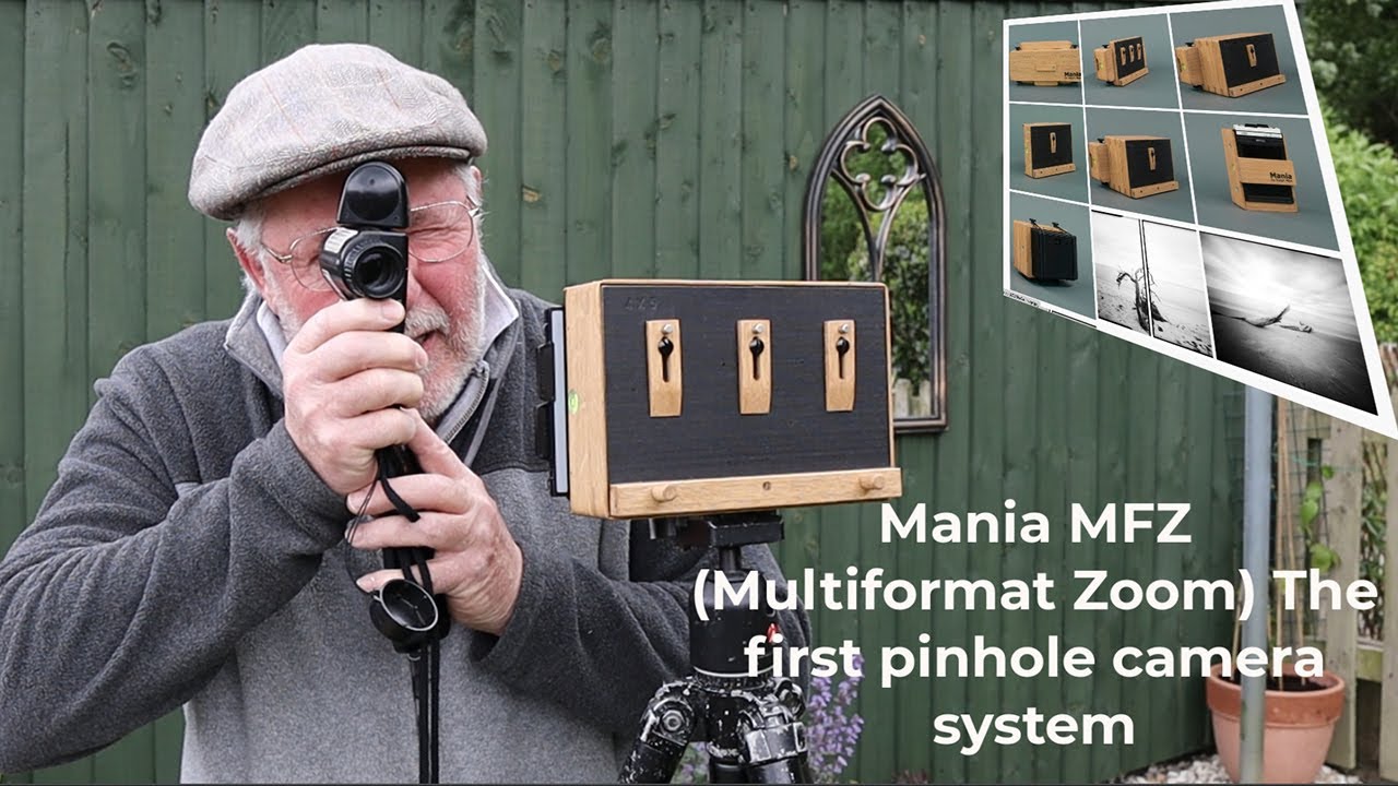 The amazing Mania MFZ (Multiformat Zoom) the first integral pinhole camera system,  pt1 of 2 videos.