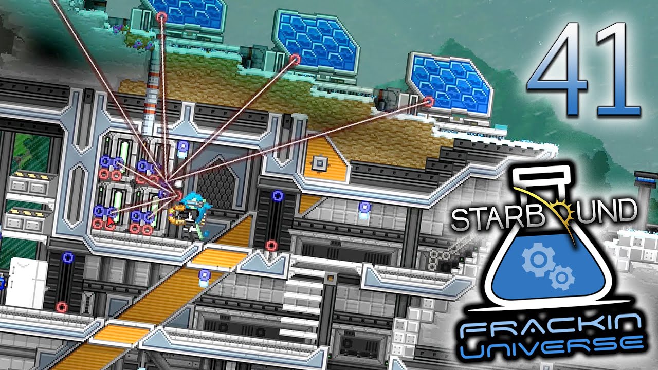 Starbound Frackin' Universe (Nadir, Part 41) - Wiring It Up [PC Gameplay]