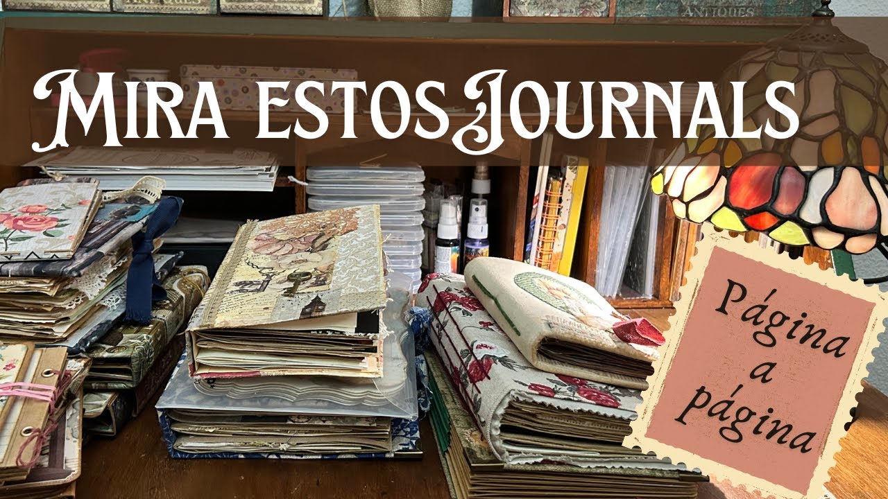 📖💕Descubre los JOURNALS Hechos a Mano por Mi Madre! Página a Página 📚
