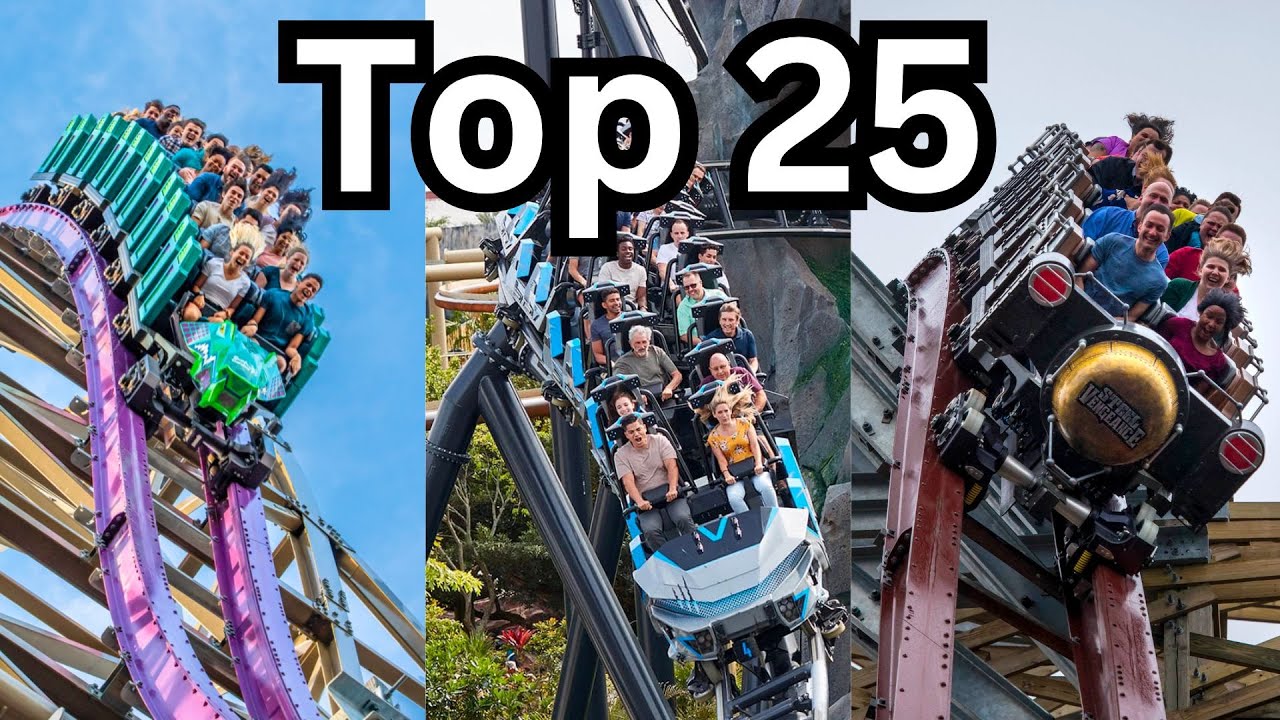 Top 25 Roller Coasters (2023)