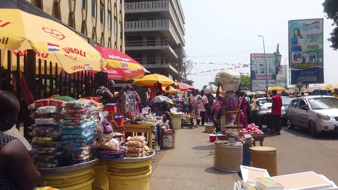 Authentic Market Experience: Inside Accra's Bustling Makola Market | Ghana, West Africa