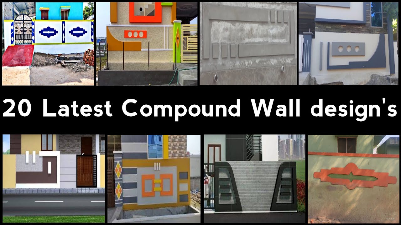 20 Latest Compound wall Design's village construction