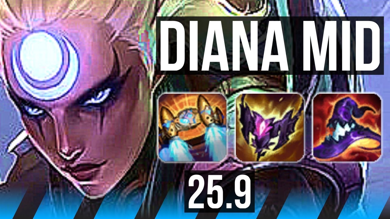 DIANA vs HWEI (MID) | Legendary | KR Master | 25.9