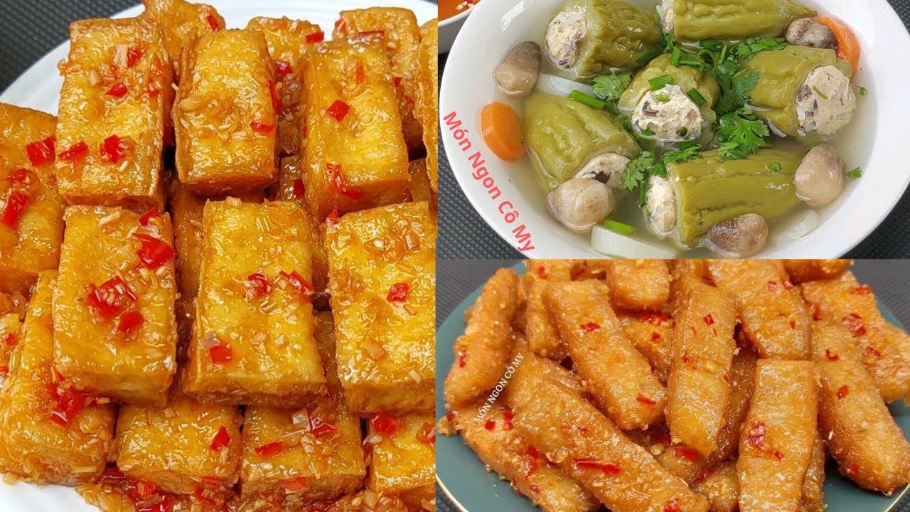 Công thức làm 3 MÓN CHAY NGON đơn giản cho bữa cơm gia đình