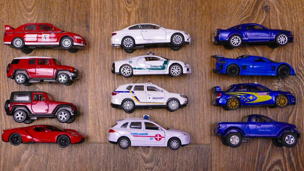 Koleski Realistic diecast model cars Police Long Video #23 collection