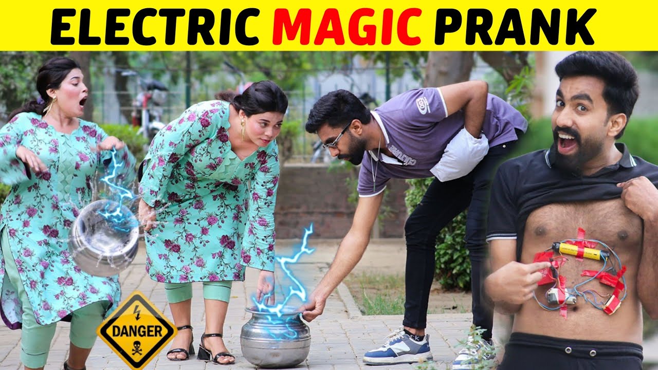Electric ⚡ Magic Prank on Cute Girls😱 Part-2 || by Iqbal Malik on @decentboysprank