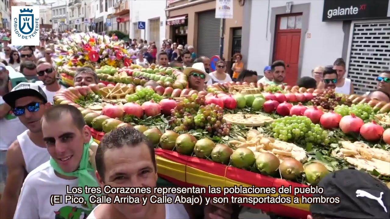 Fiestas de lo Corazones de Tejina.Tejina, Tenerife, Islas Canarias.