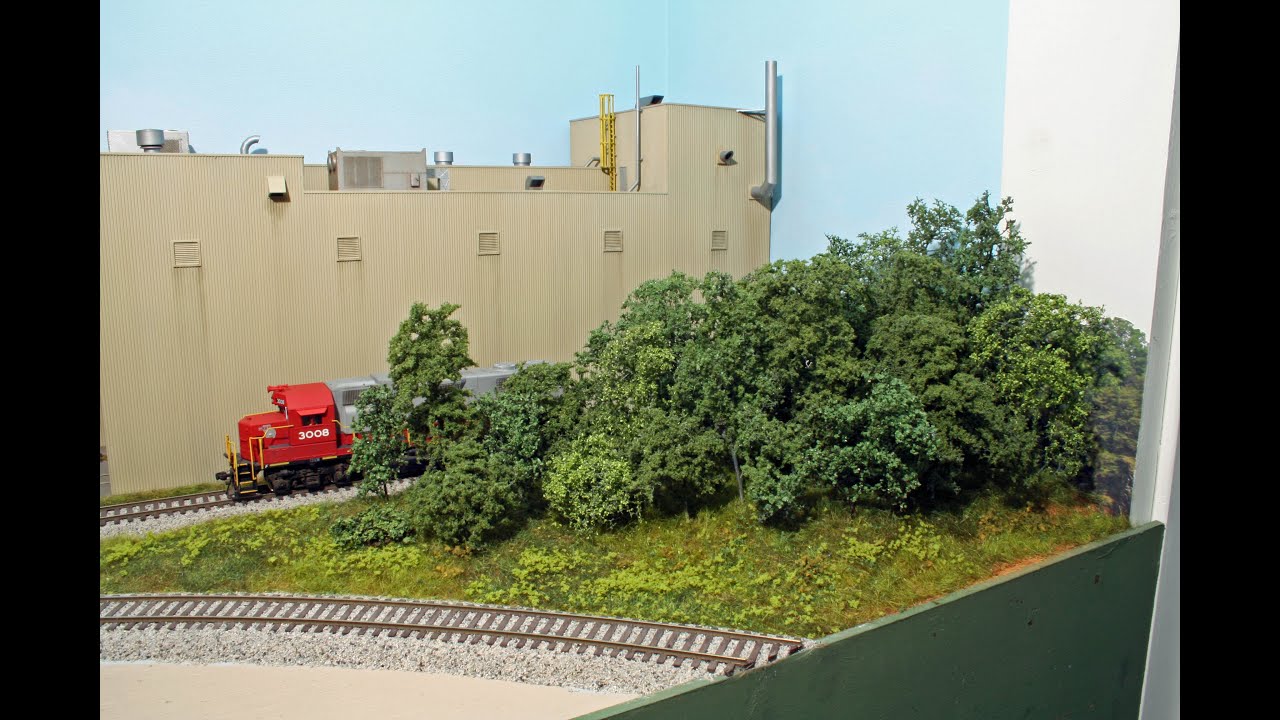 How to model a tree covered hill