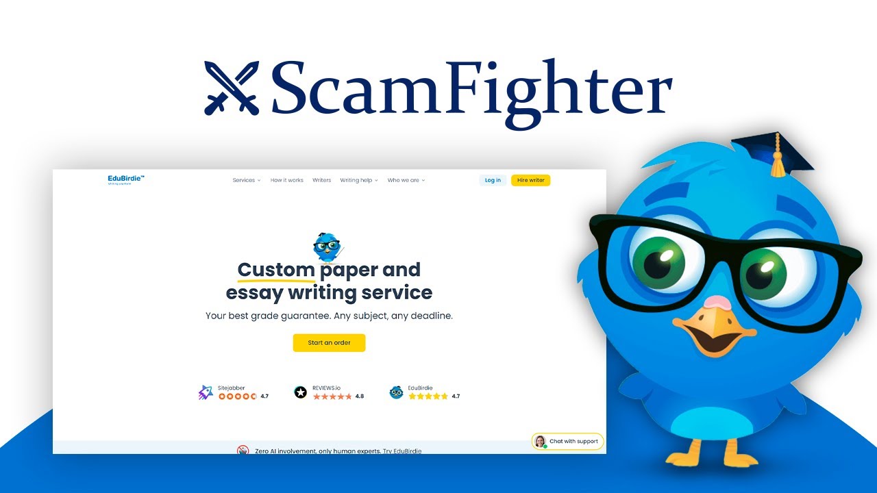 EduBirdie.com  review | How to place an order - mystery shopping by Scamfighter.net