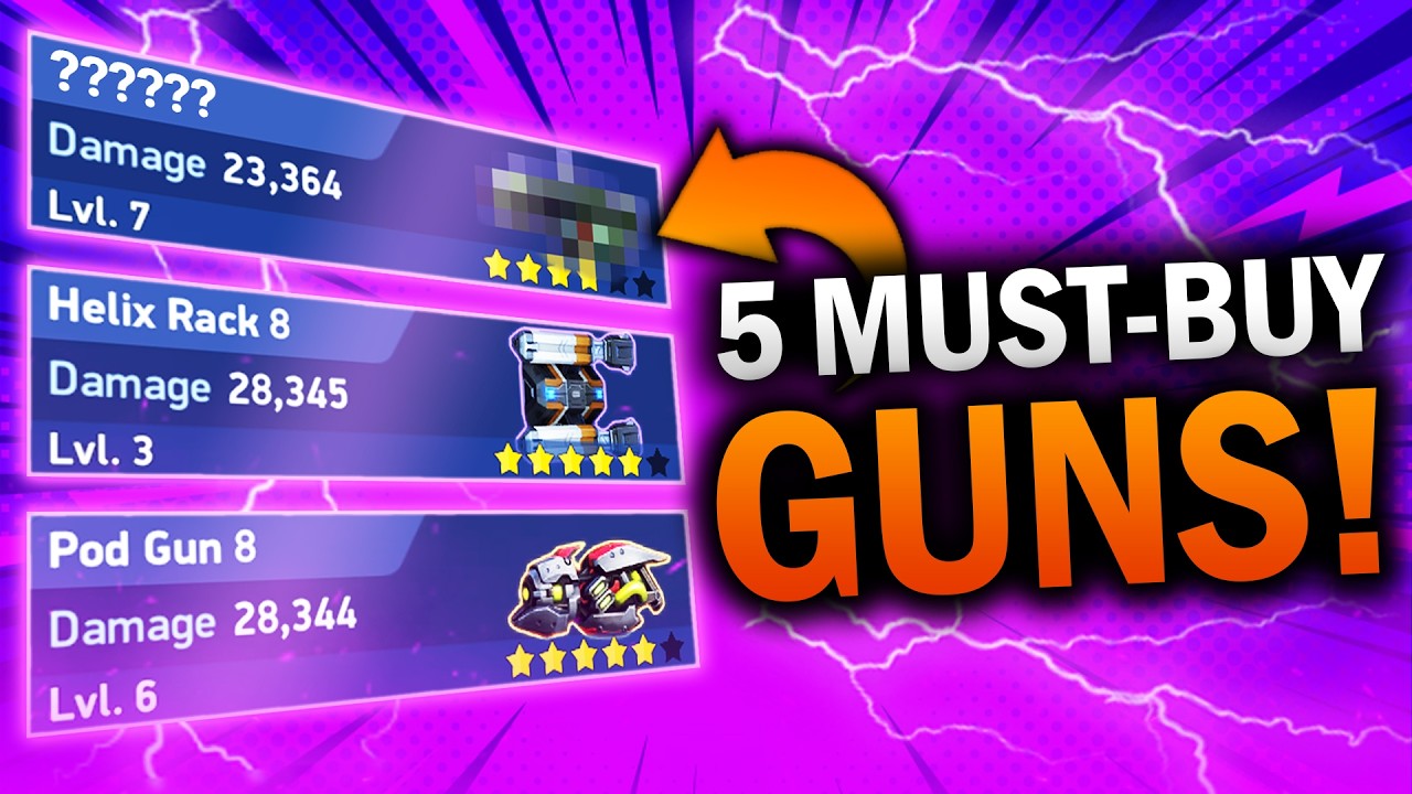 5 видов оружия F2P, которые нужны каждому аккаунту в Mech Arena — список лучших уровней оружия