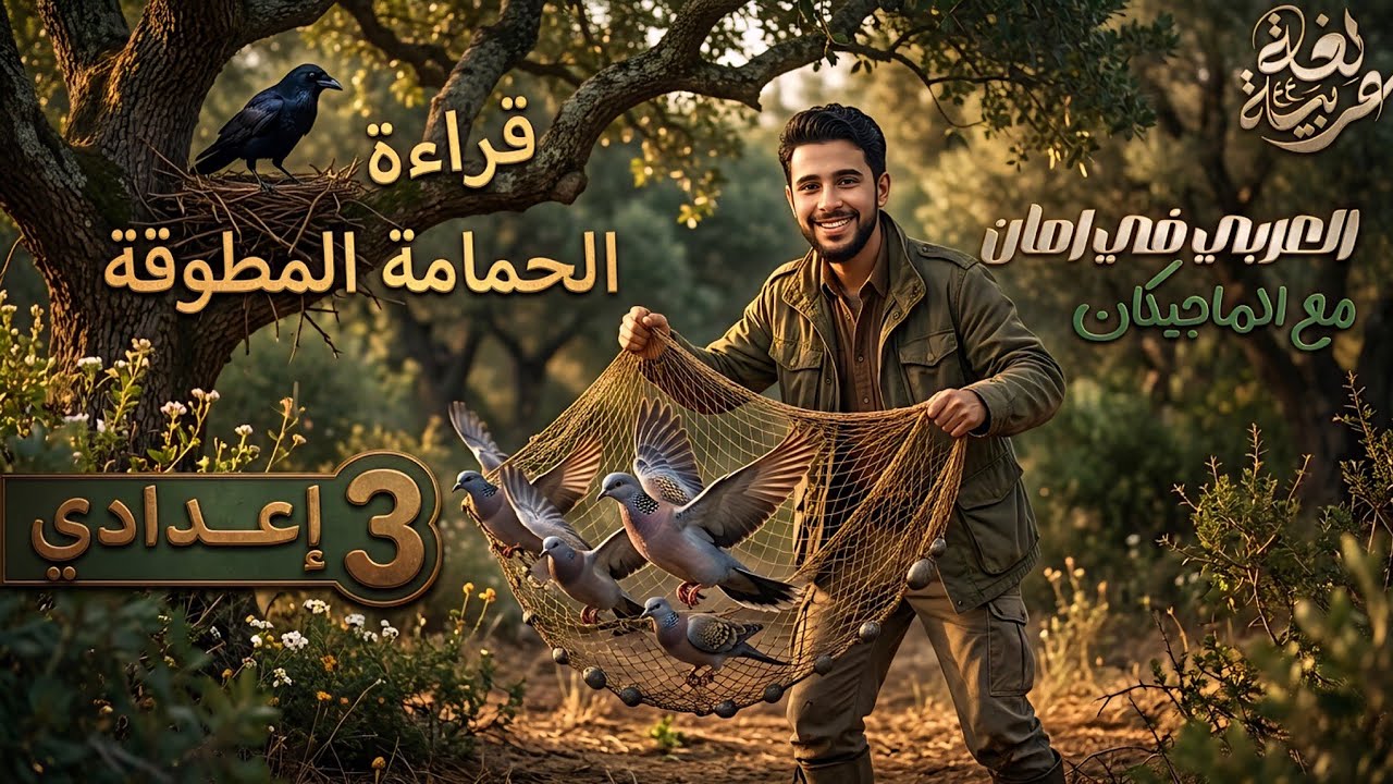شرح درس | الحمامة المطوقة تالتة إعدادي ترم 2