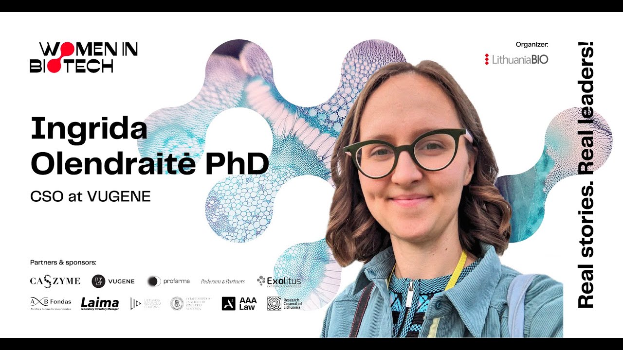 Virtual Biotech Cafe 2024 V. Women in Biotech: Ingrida Olendraitė Phd
