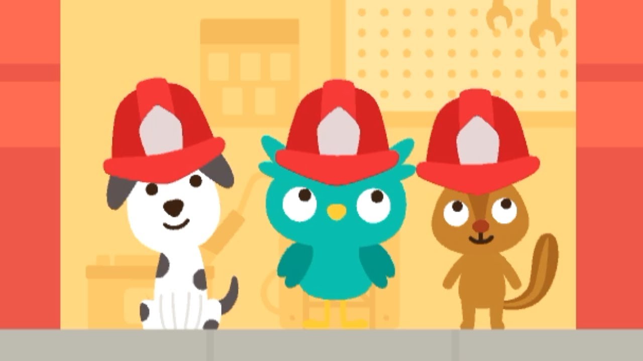Sago Mini School | Water & Firefighters | iOS & android Games