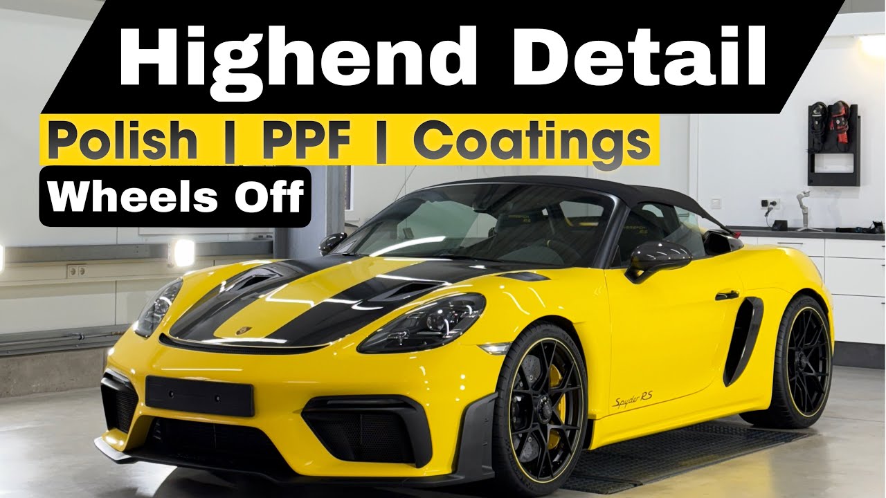 Porsche Spyder RS Weissach || Full Protection Detail  || PPF + Graphenecoatings + Ceramiccoatings
