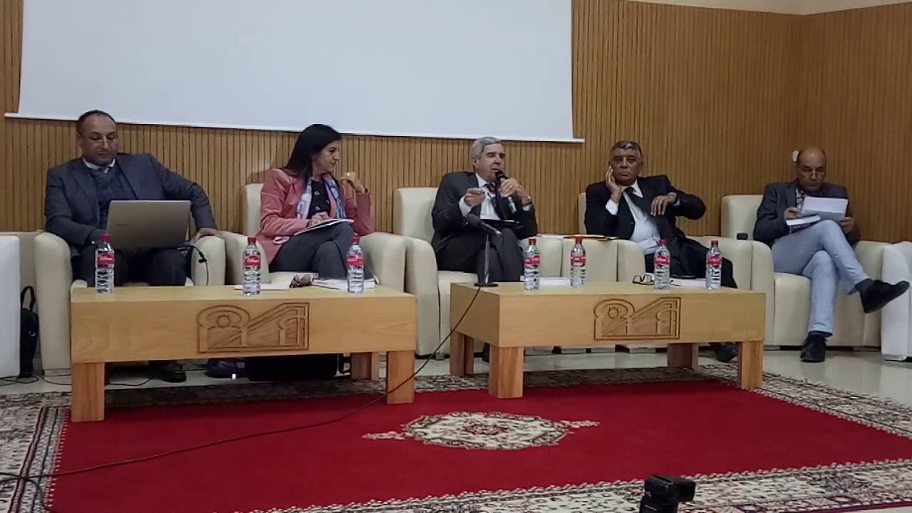 مداخلة د. محمد اشركي رئيس المجلس الدستوري سابقا قراءة في كتاب التوازن بين السلطات.