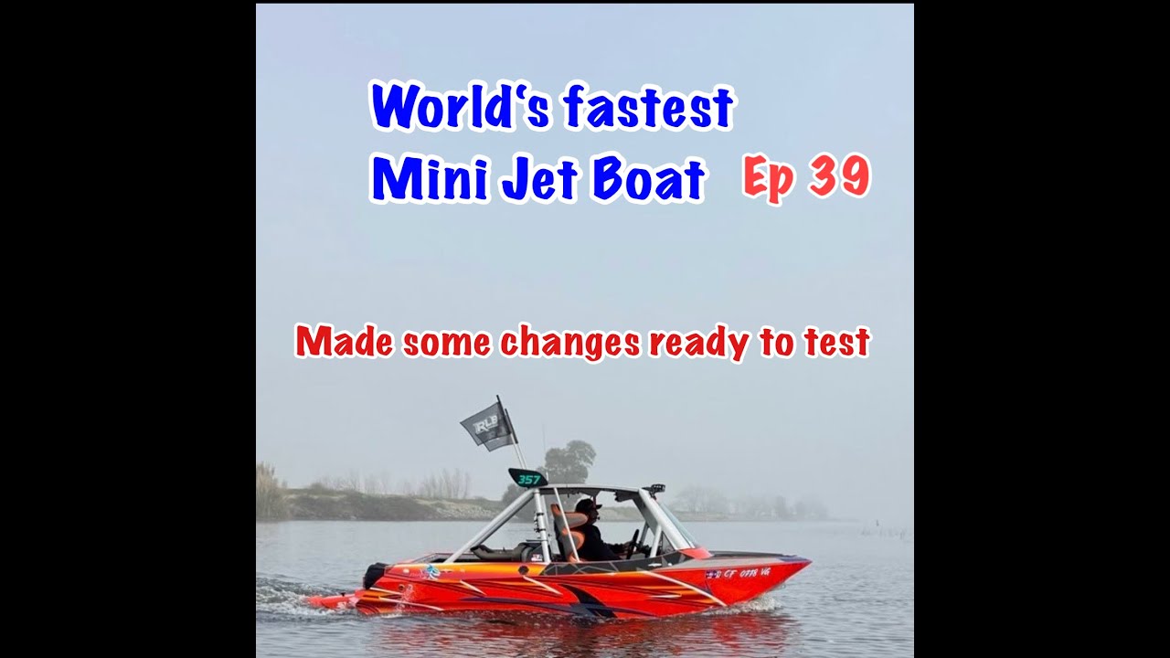 Worlds fastest mini jet boat    Vid #39