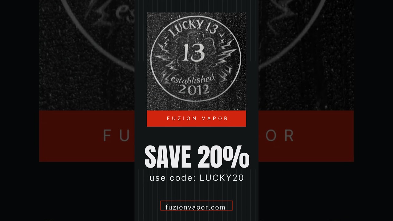 Lucky 13 year anniversary sale! - Save 20%