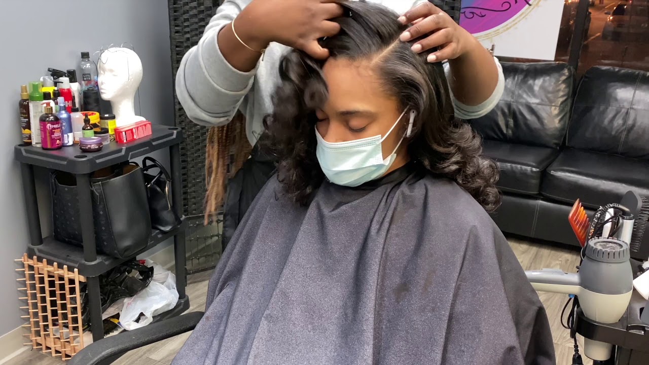 Silk Press &  BODY Curls - COMB OUT 😍