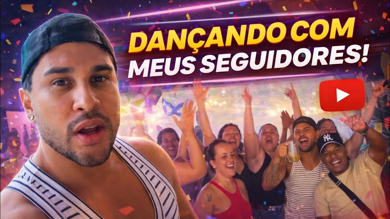 Lucas Guimarães dança com seguidores em Copacabana!