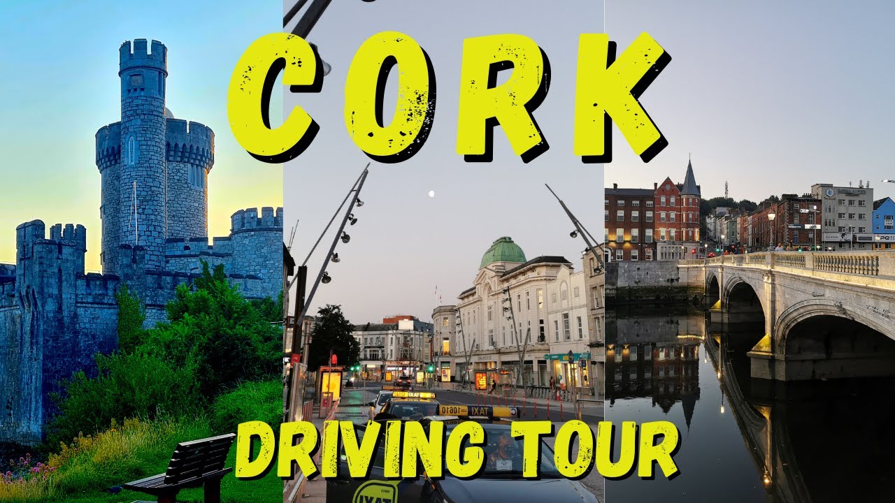 Cork, Ireland | Driving tour | Cork City | River Lee | Blackrock Castle Obs. | St Patrick's Street.