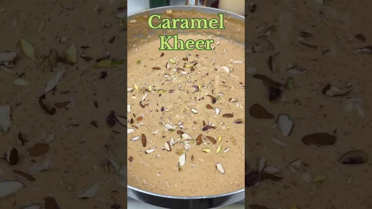 Caramel Kheer Recipe | Creamy & Delicious Twist on Traditional Kheer | Easy Dessert Recipe #kheer