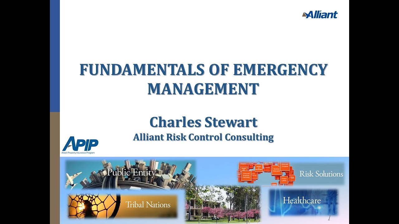 Fundamentals of Emergency Management – Restoring Order