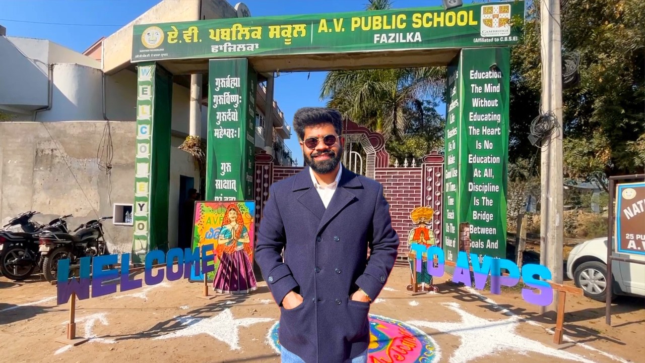 Honoured to Be Invited as Chief Guest at AVPS School