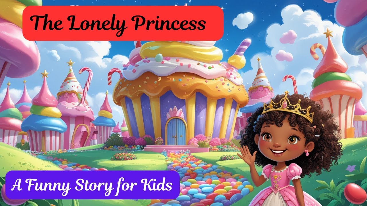 The Lonely Princess 👸 | Bedtime Fairy Tale for Kids | US Accent Preschool Story  for Kindergartners