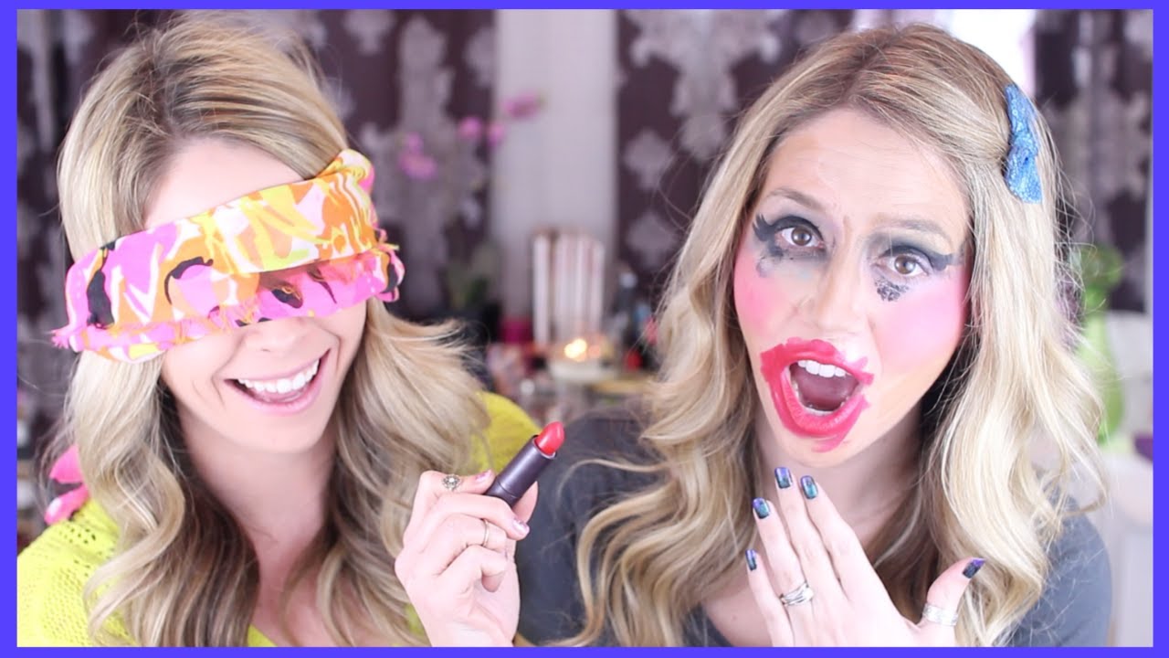 Blindfolded Makeup Challenge - Stefanie