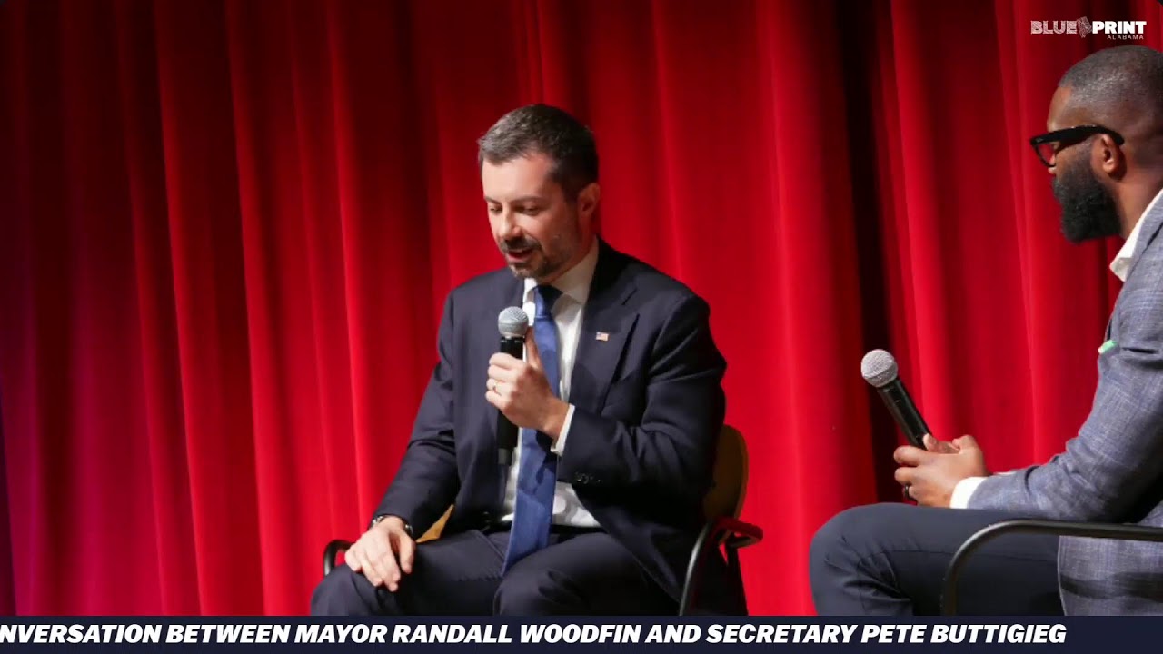 Community Conversation between Mayor Randall Woodfin and Secretary Pete Buttigieg