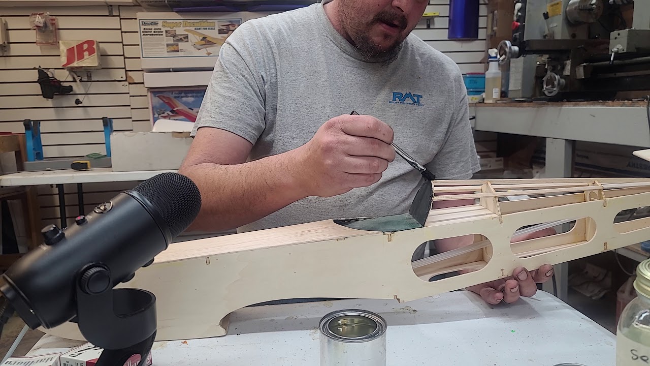 Sig Stix-it applied to our model before fabric