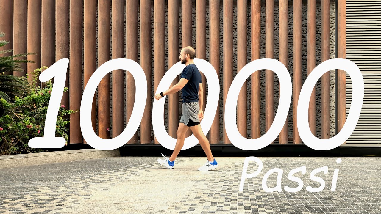 Ho camminato 10000 passi al giorno per 30 giorni