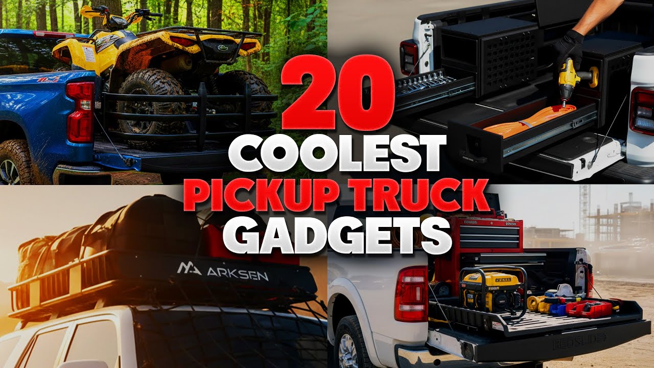 20 Coolest Pickup Truck Gadgets on Amazon You NEED in 2026