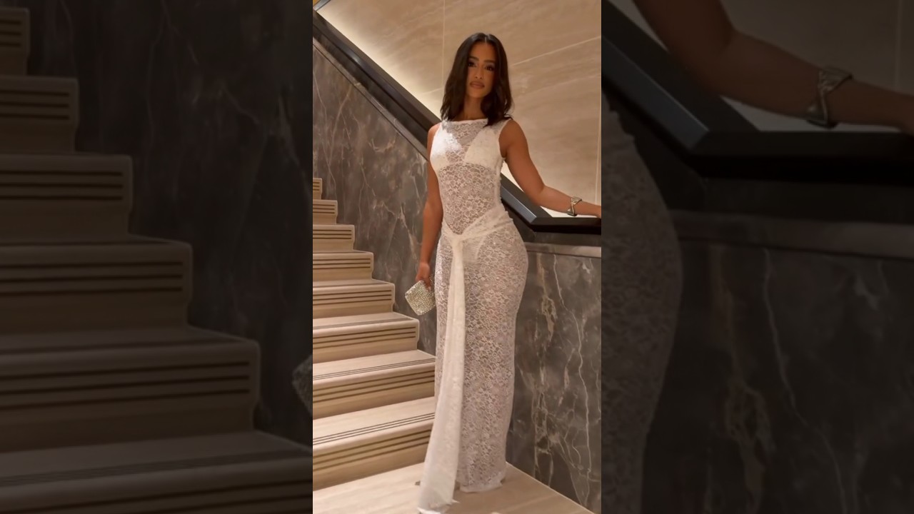 The perfect 🥀 our HARLEY maxi dress in white 🤍#fashion #model #beauty #style #outfit #shorts