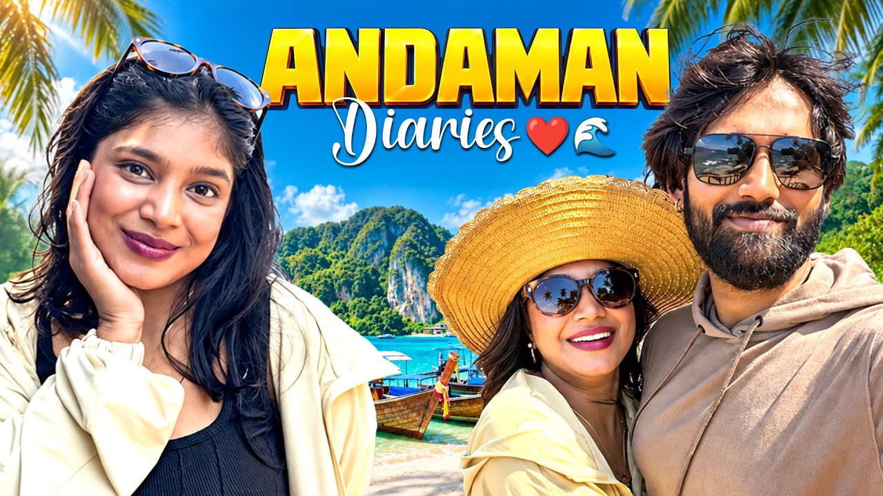 ANDAMAN - OUR FIRST TRIP TOGETHER 🥹❤️ | Ross Island | JET SKI 🌊
