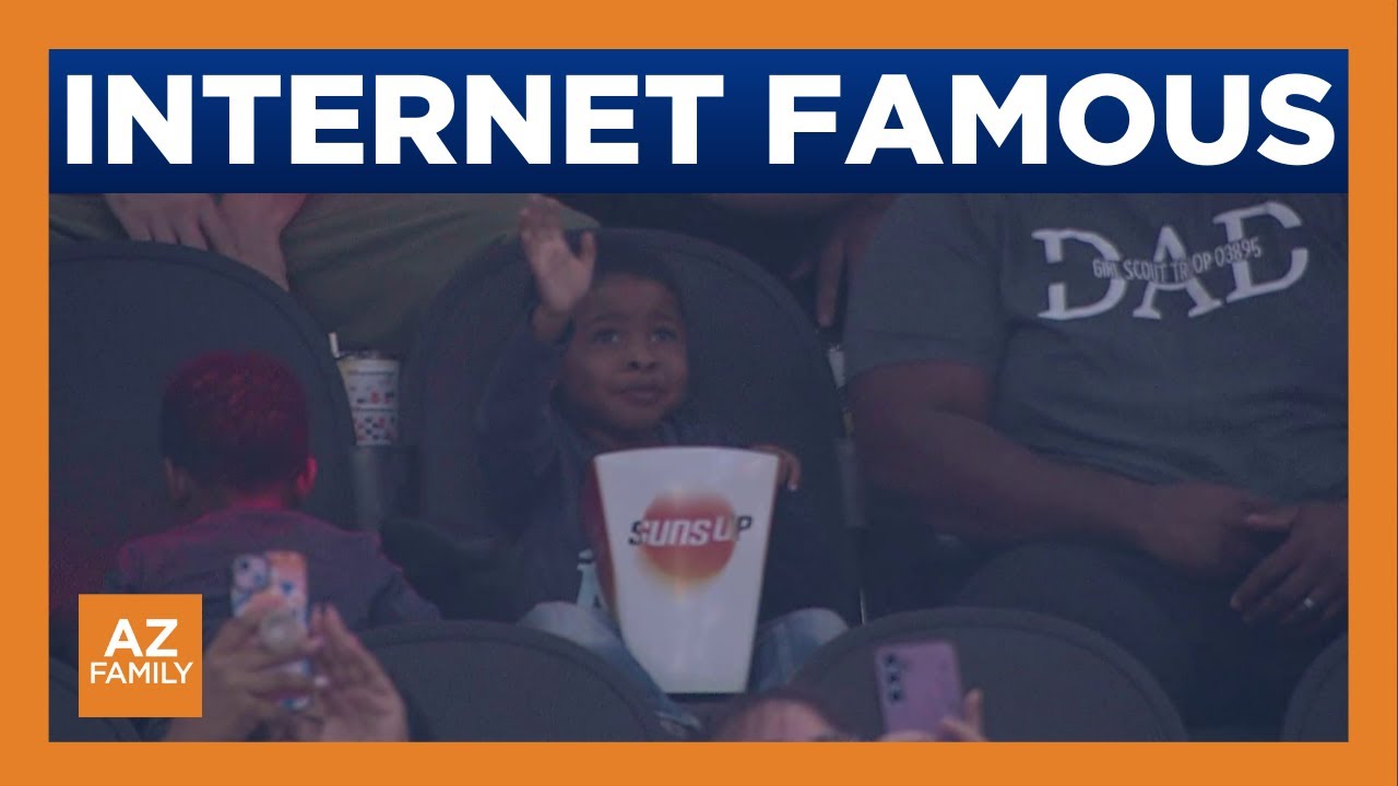 Father explains new fame after toddler goes viral at Phoenix Suns game