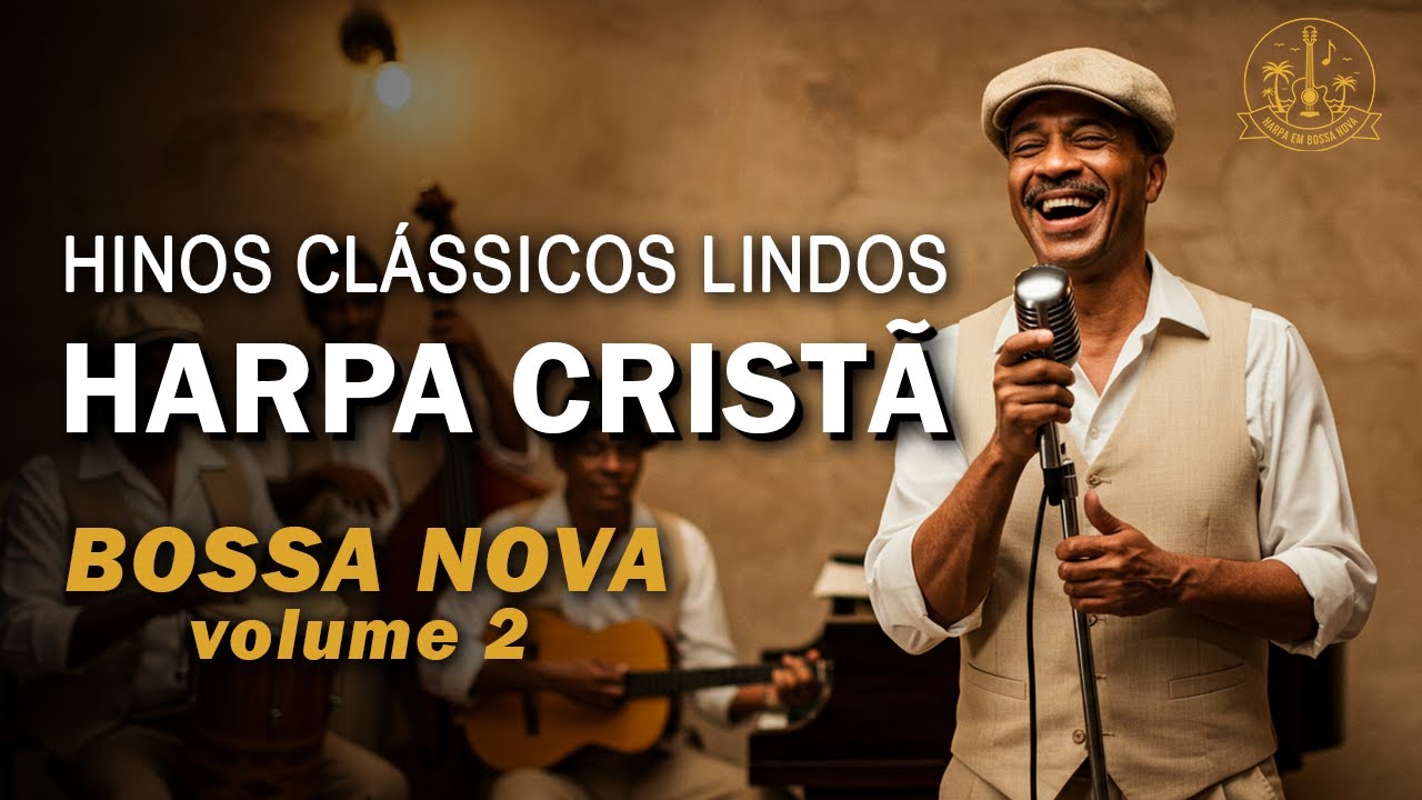 Harpa Cristã – Louvores Antigos Bossa Nova com Letra – Hinos Antigos Legendados