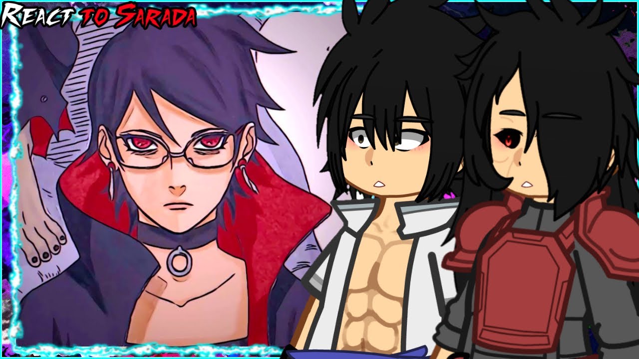 🇺🇸/🇪🇸/🇧🇷 Uchiha Clan React to Sarada Uchiha – Gacha React