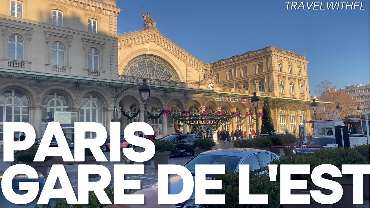 Gare de l’Est 🚆 Paris🇫🇷 Paris’s Historic Gateway to Eastern Europe  #GareDeLEst #Paris #trainvibes