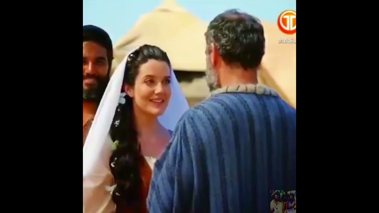 miriam y Hur se casan💑 moises y los diez mandamientos edit 😄❤❤