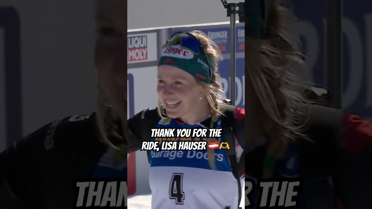 🥹 Lisa Hauser 🇦🇹 will leave #biathlon at the end of this week, what a journey it has been 🥇🏆