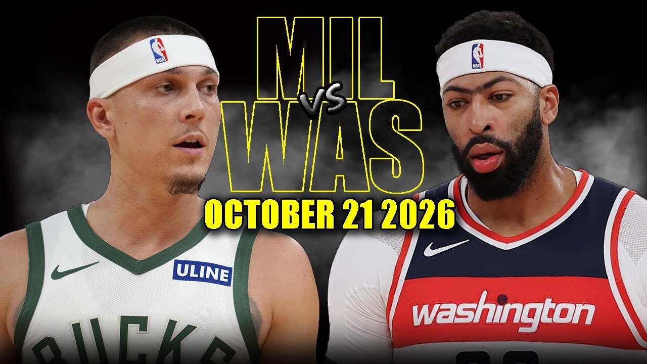 Milwaukee Bucks vs Washington Wizards Full Game Highlights - October 21, 2026 | NBA Season