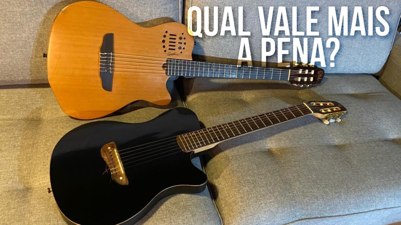 MOSTREI A DIFERENÇA! VIOLÃO GODIN vs GIANNINI | Os Sólidos