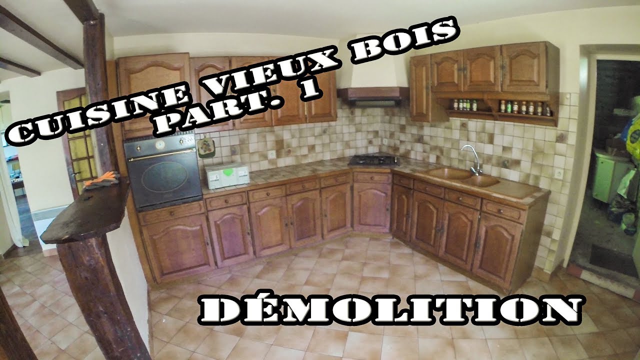 Cuisine vieux bois - Partie 1 - Démolition