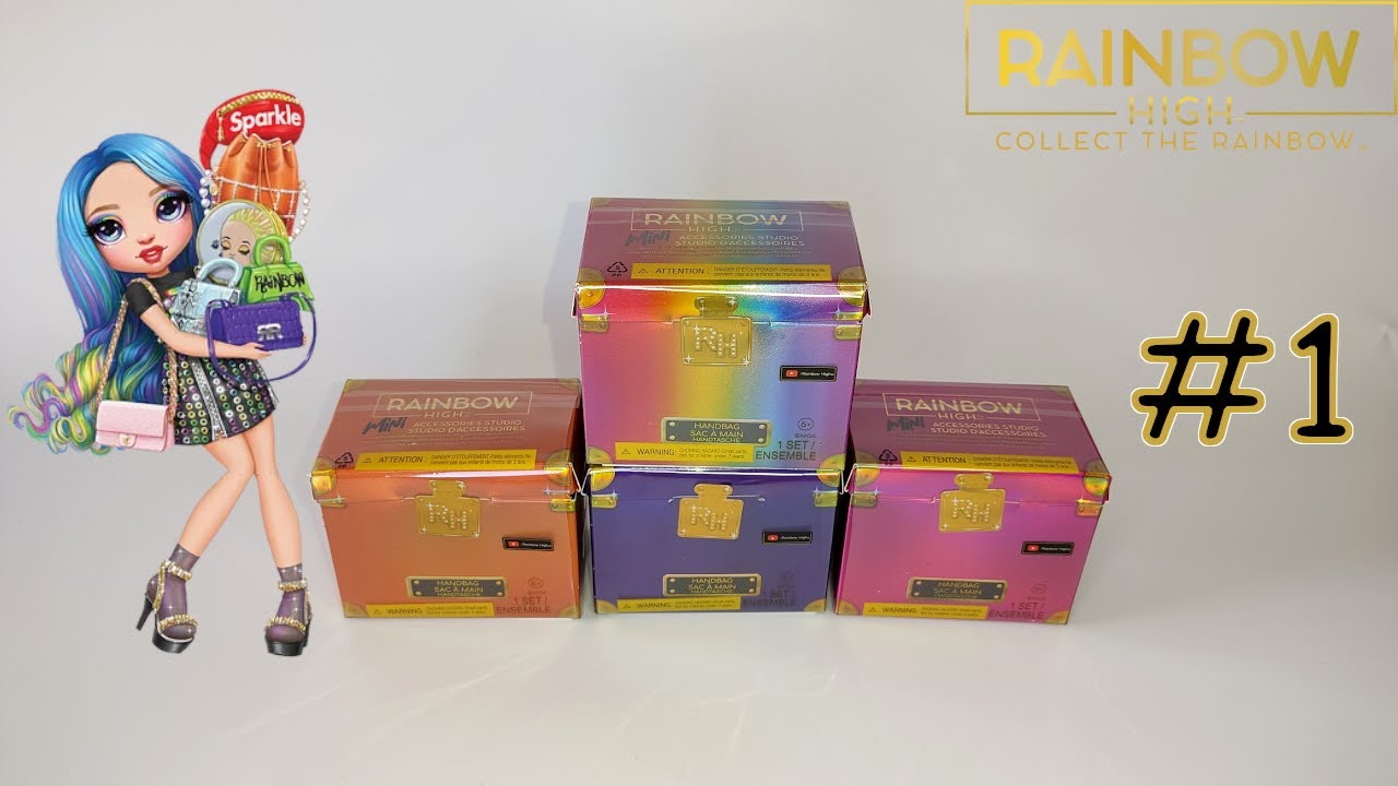 Découverte des mini sacs à main surprises pour les poupées Rainbow High [#1]