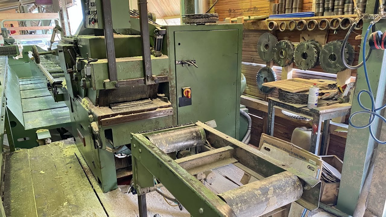 Diba Machinehandel l A Costa double spindle multi-rip saw line Puma/2/60