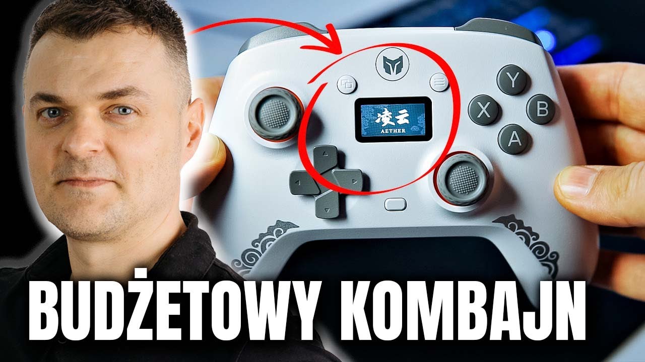 MOJHON BIGBIG WON Aether - BUDŻETOWY GAMEPAD z Funkcjami PRO - Wyświetlacz, 1000Hz i Efekt Halla!