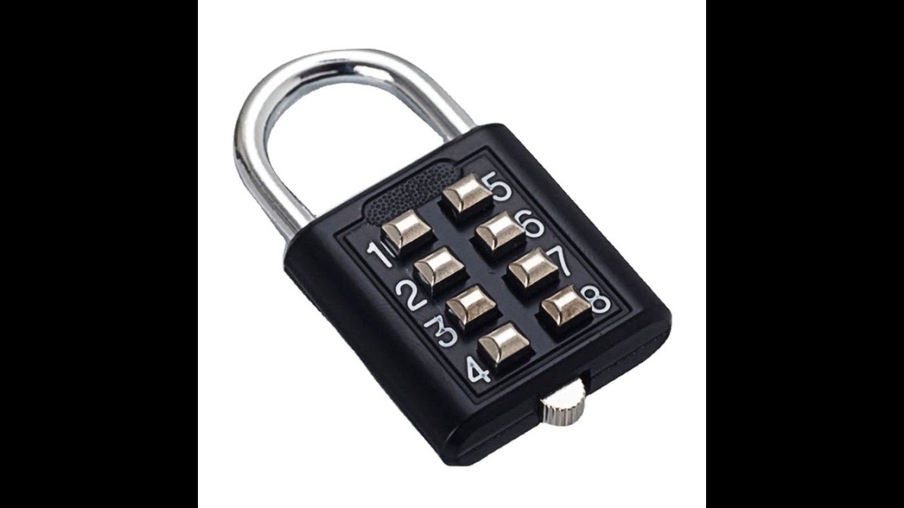 EGFirtor 8 Digits Password Code Combination Padlock